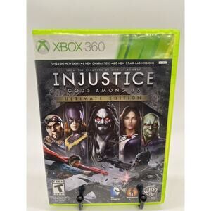 Injustice Gods Among Us Ultimate Edition - Xbox 360 - Complete w/ Manual